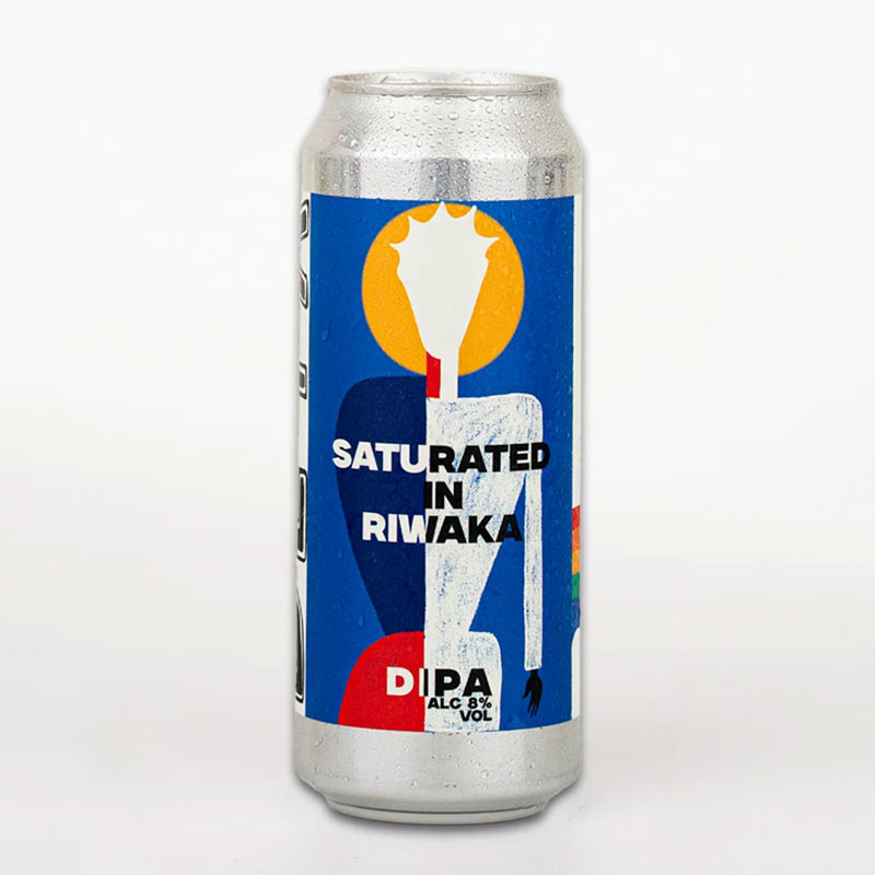 Saturated In Riwaka beer artwork