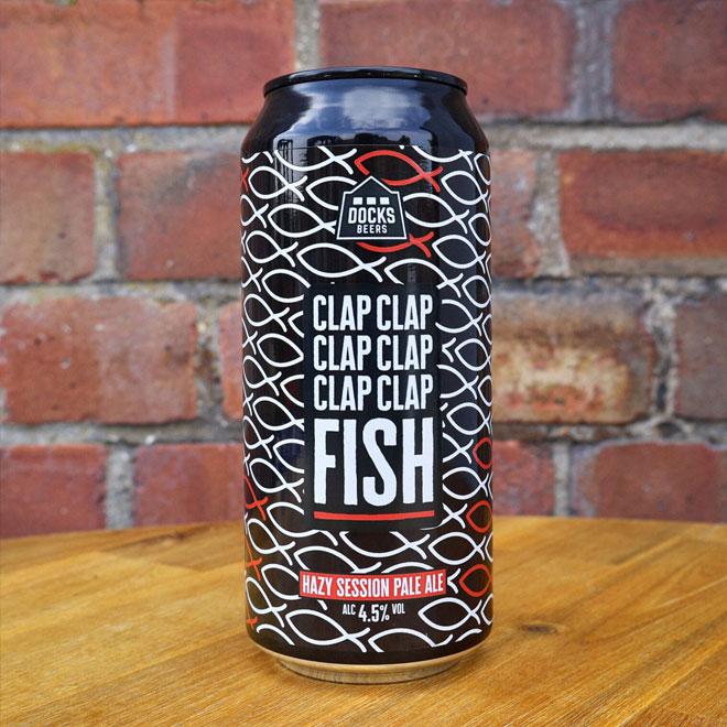Clap Clap Clap Clap Clap Clap Fish beer artwork