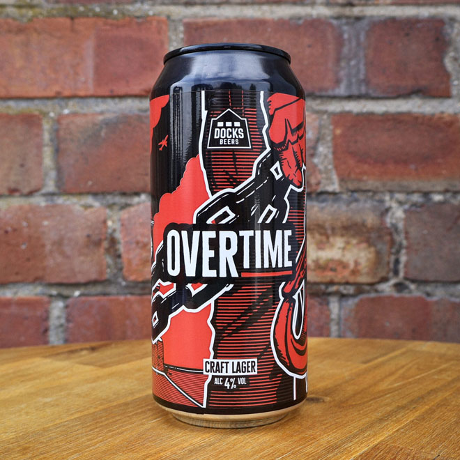 Overtime beer artwork