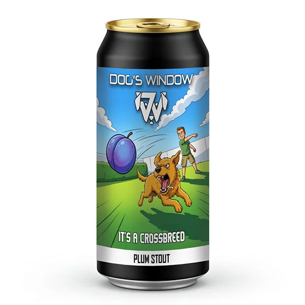 It’s a Crossbreed – Plum beer artwork