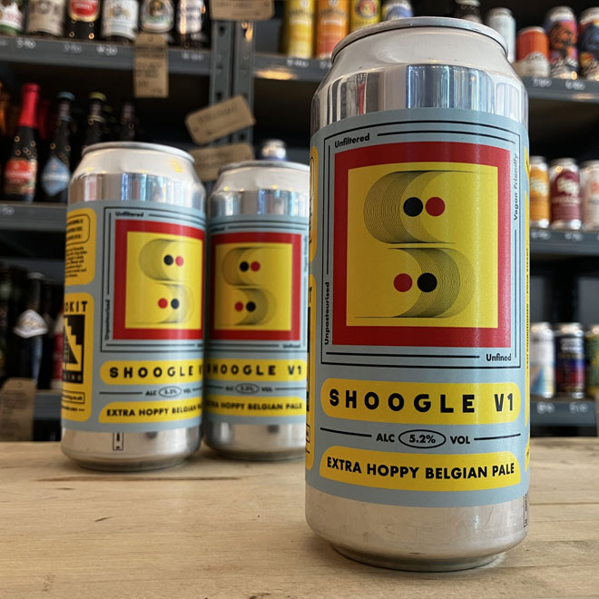 Shoogle V1 beer artwork