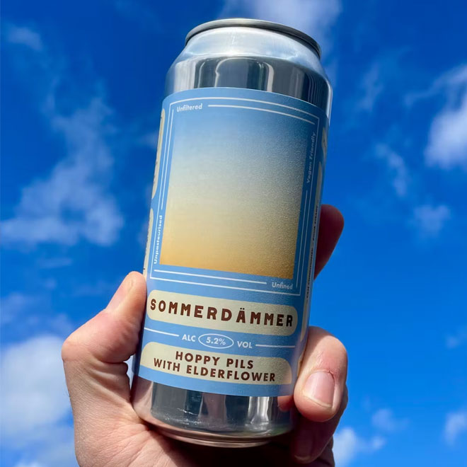 Sommerdämmer beer artwork