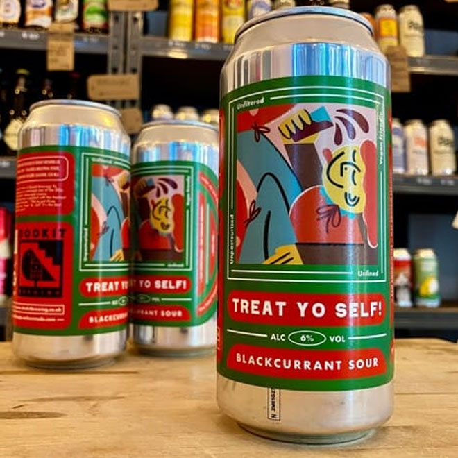 Treat Yo Self! beer artwork