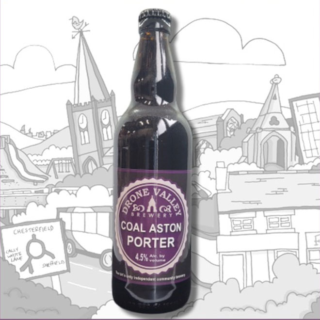 Coal Aston Porter beer artwork