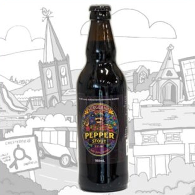 Sergeant Pepper Stout beer artwork