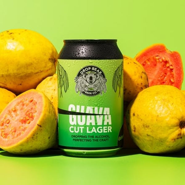 Guava Cut Lager beer artwork