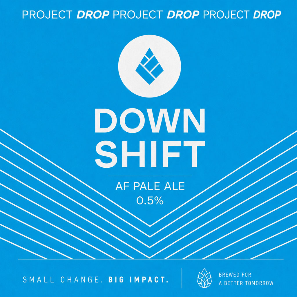 Down Shift beer artwork