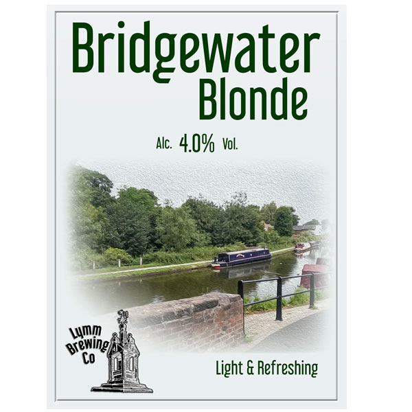 Bridgewater Blonde beer artwork