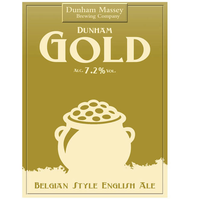 Dunham Gold beer artwork