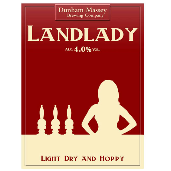 Landlady beer artwork