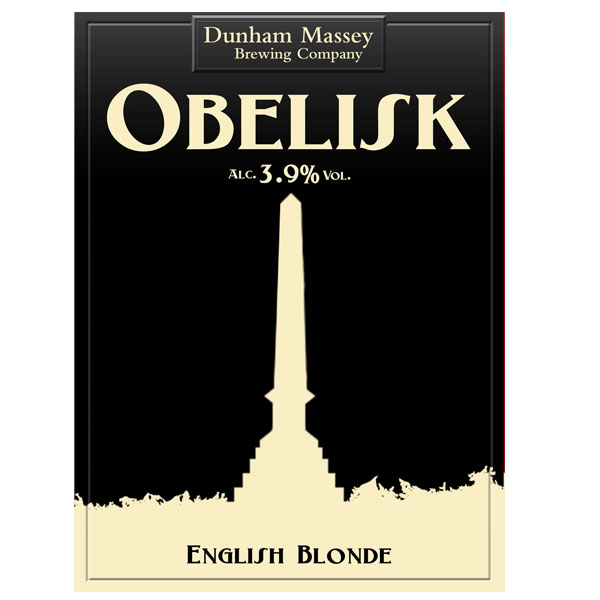 Obelisk beer artwork