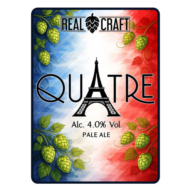 Quatre beer artwork