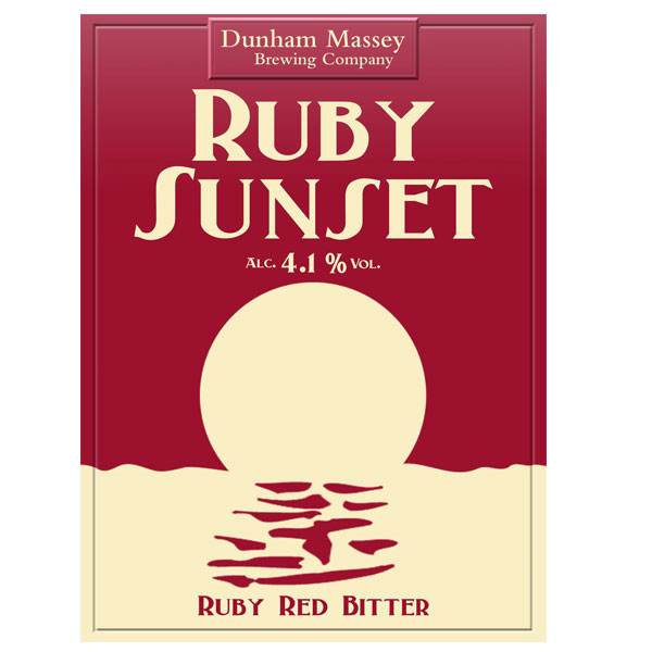Ruby Sunset beer artwork