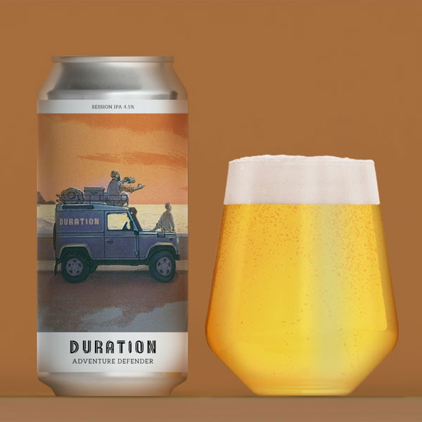 Adventure Defender beer artwork