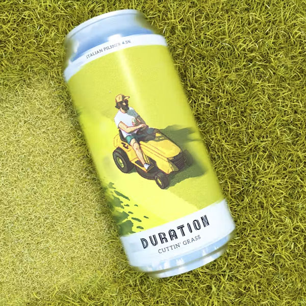 Cuttin’ Grass beer artwork