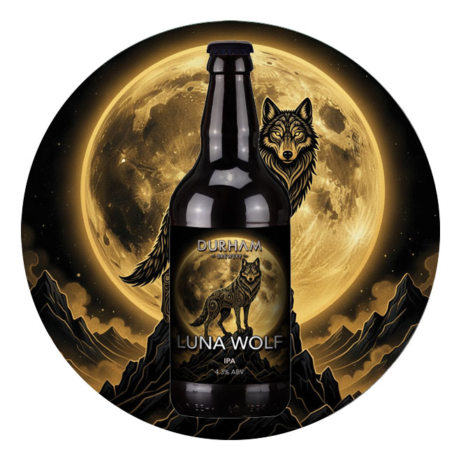 Luna Wolf beer artwork