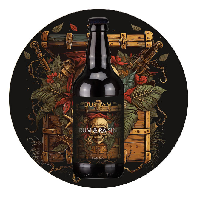 Rum & Raisin beer artwork