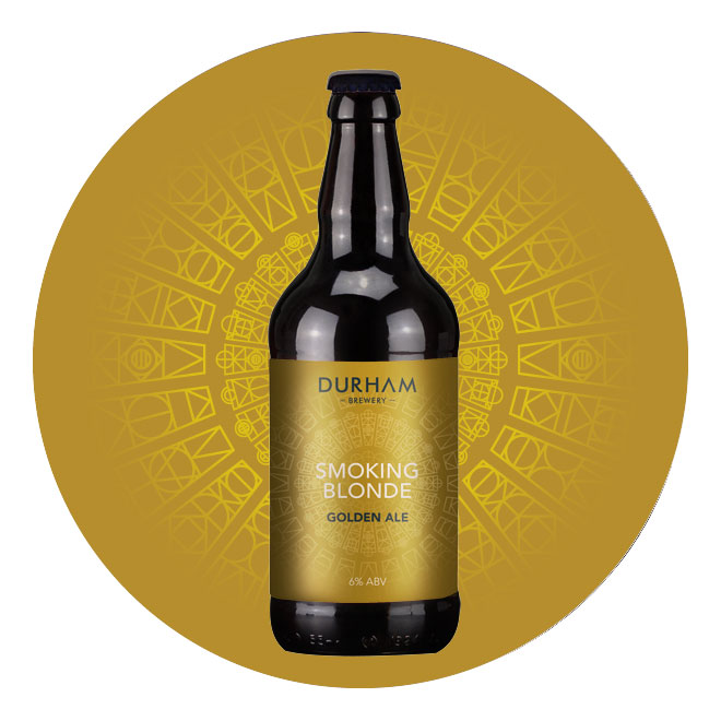 Smoking Blonde beer artwork