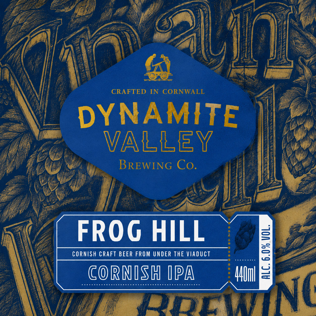 Frog Hill beer artwork