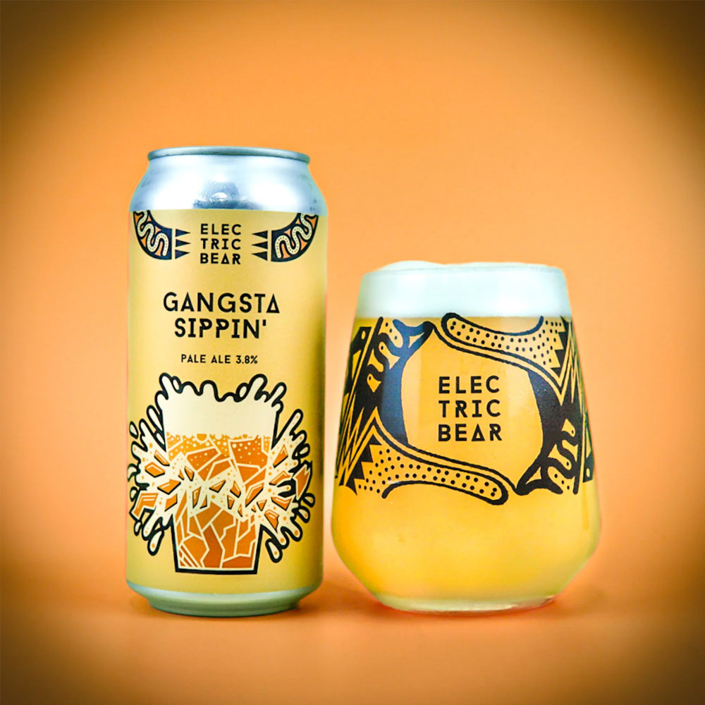 Gangsta Sippin' beer artwork