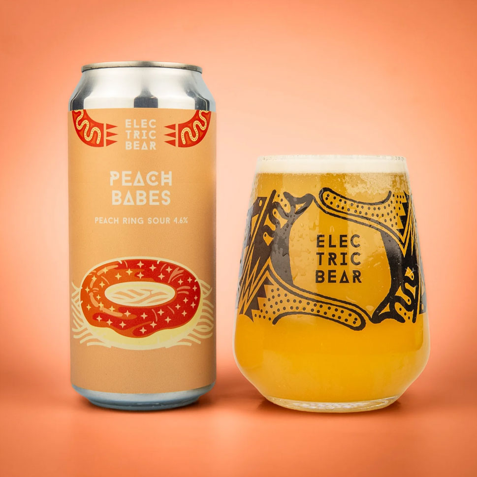 Peach Babes beer artwork