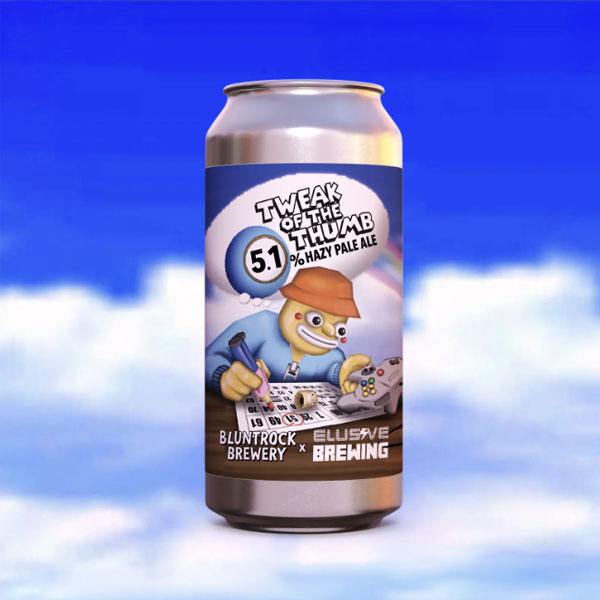 Tweak of the Thumb beer artwork