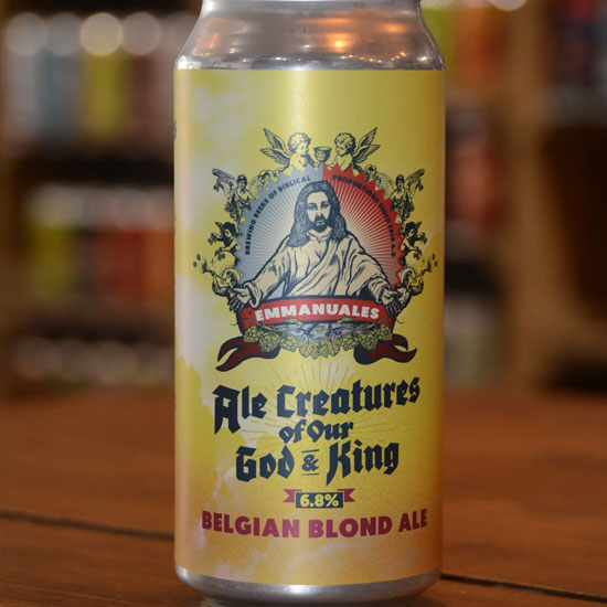 Ale Creatures of Our God & King beer artwork