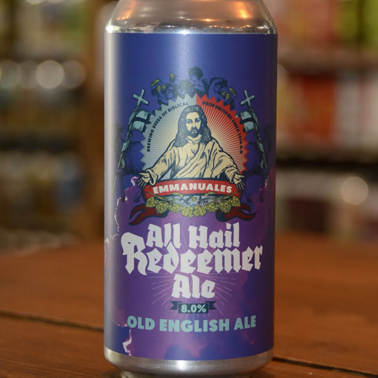 All Hail Redeemer Ale beer artwork