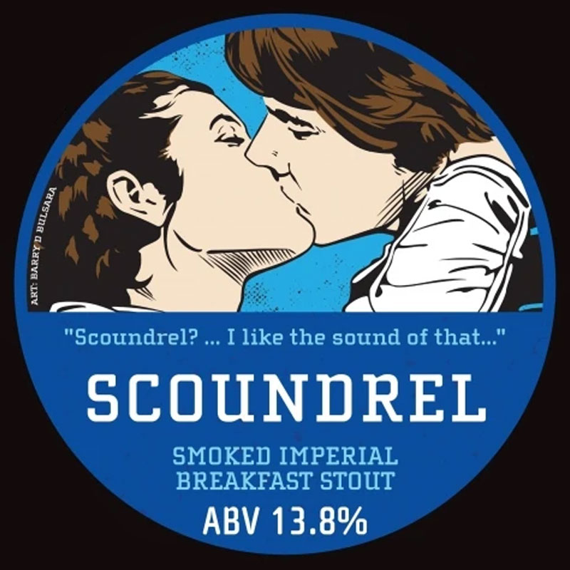 Scoundrel (2023) beer artwork