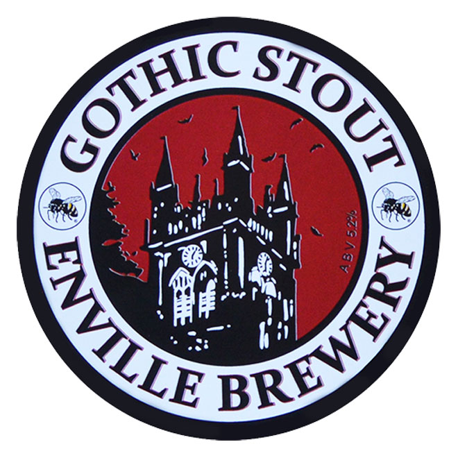 Gothic Stout beer artwork