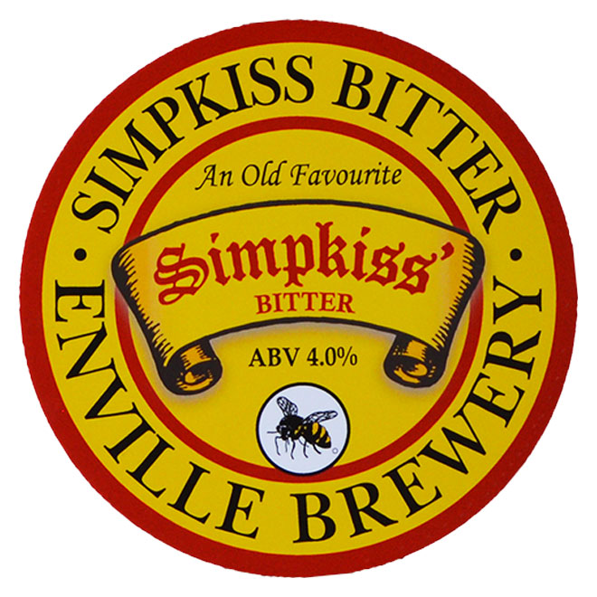 Simpkiss Bitter beer artwork