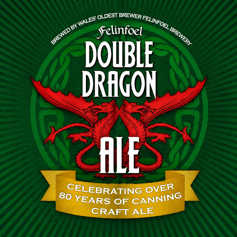 Double Dragon beer artwork