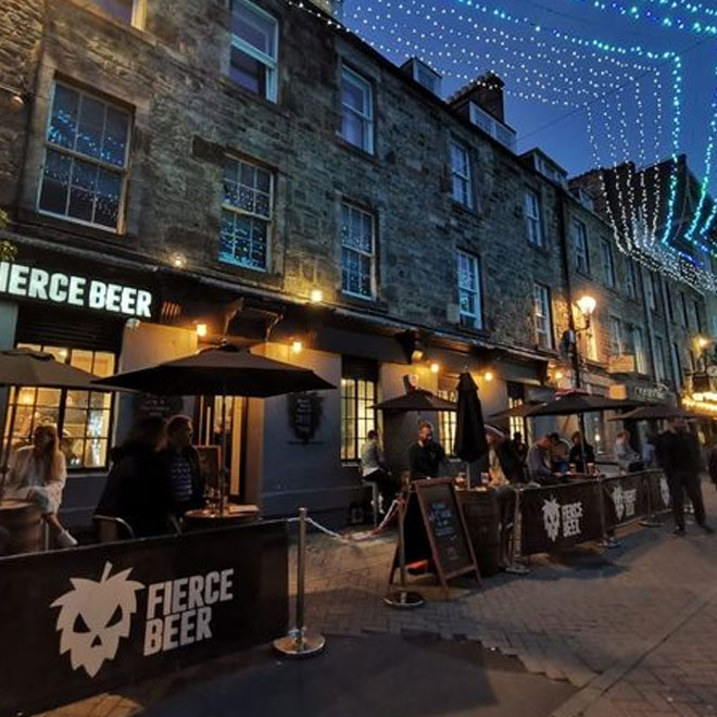 Fierce Bar Edinburgh taproom