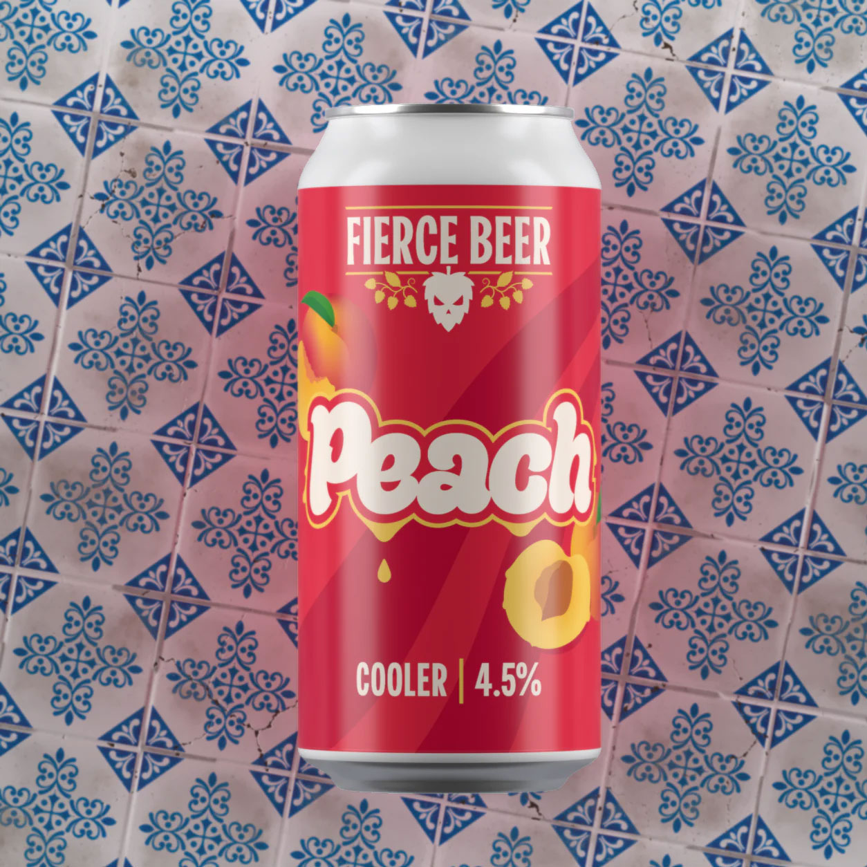 Fierce Peach beer artwork