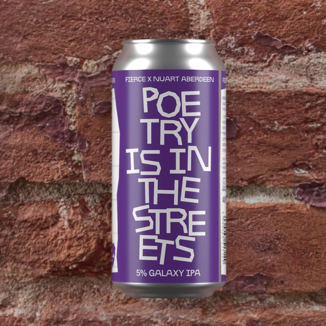 Poetry Is In The Streets beer artwork