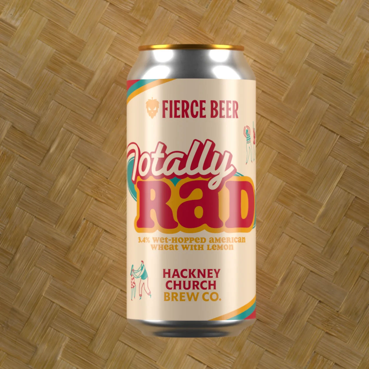 Totally Rad beer artwork
