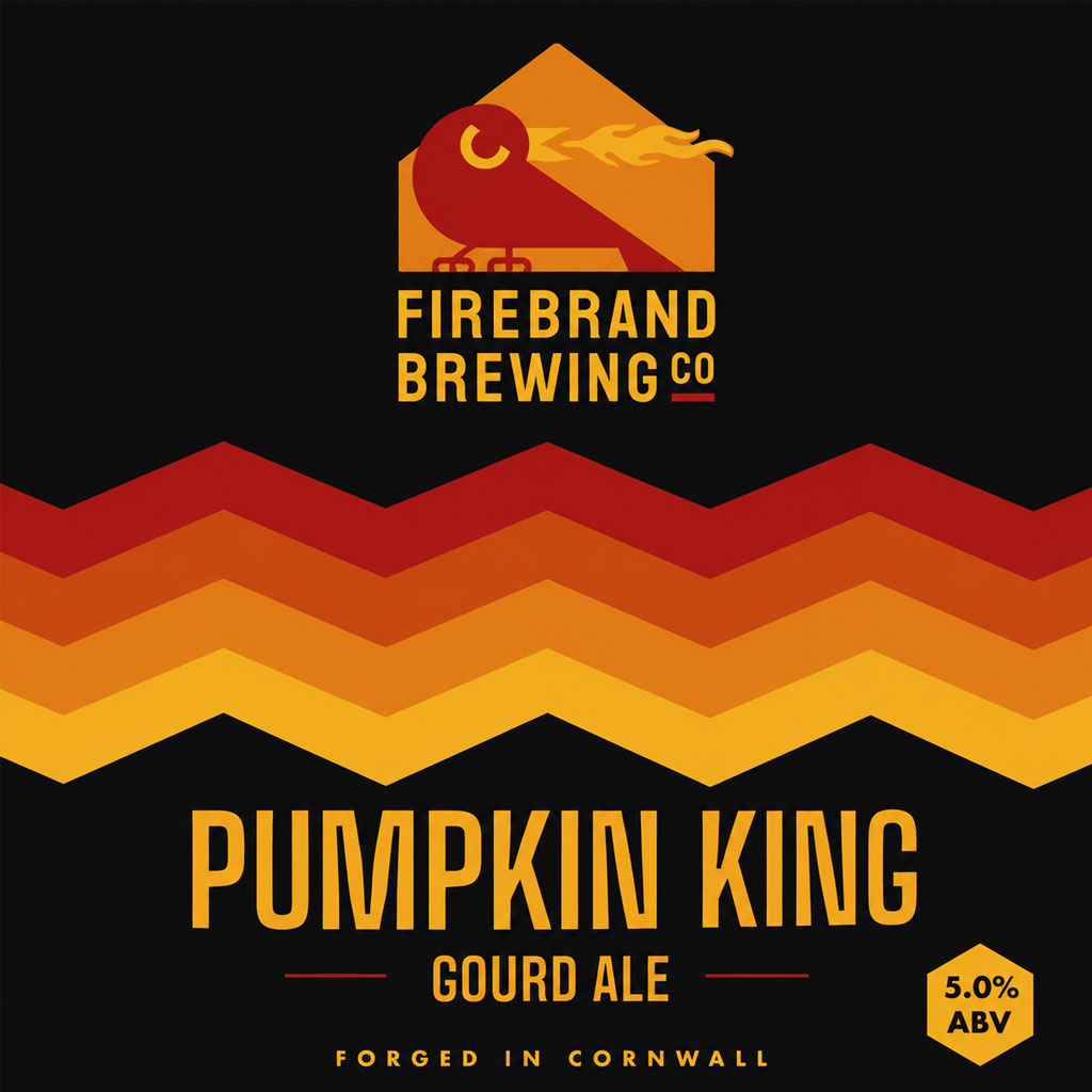 Pumpkin King beer artwork