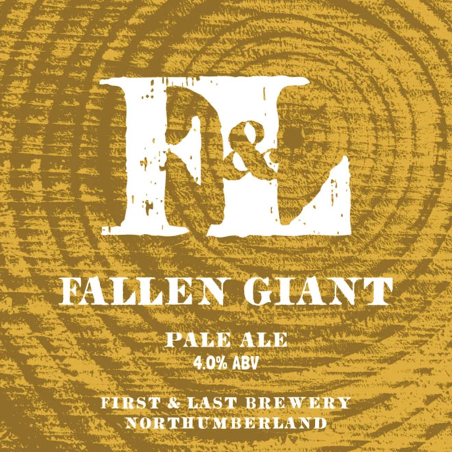 Fallen Giant beer artwork