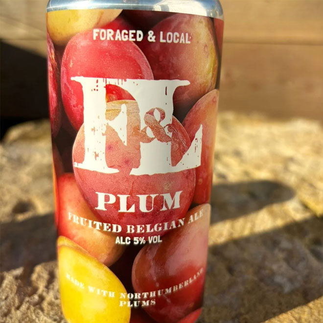 Plum beer artwork