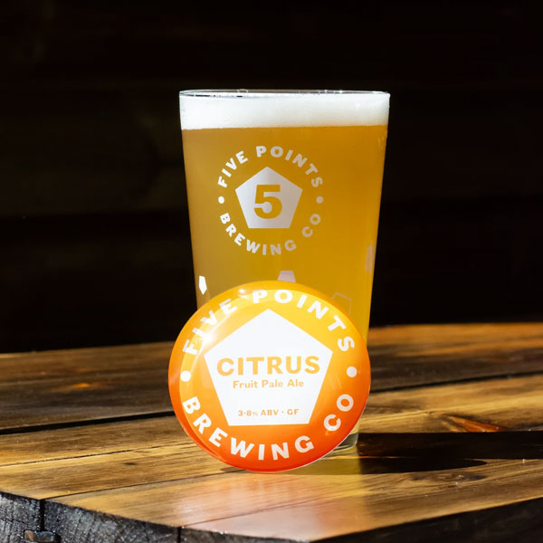 Five Points Citrus beer artwork