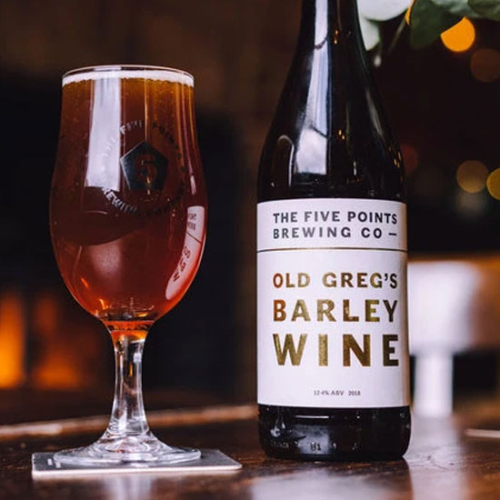 Old Greg's Barley Wine 2018 Vintage beer artwork