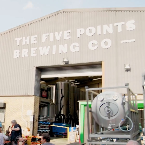 The Five Points Taproom & Courtyard taproom