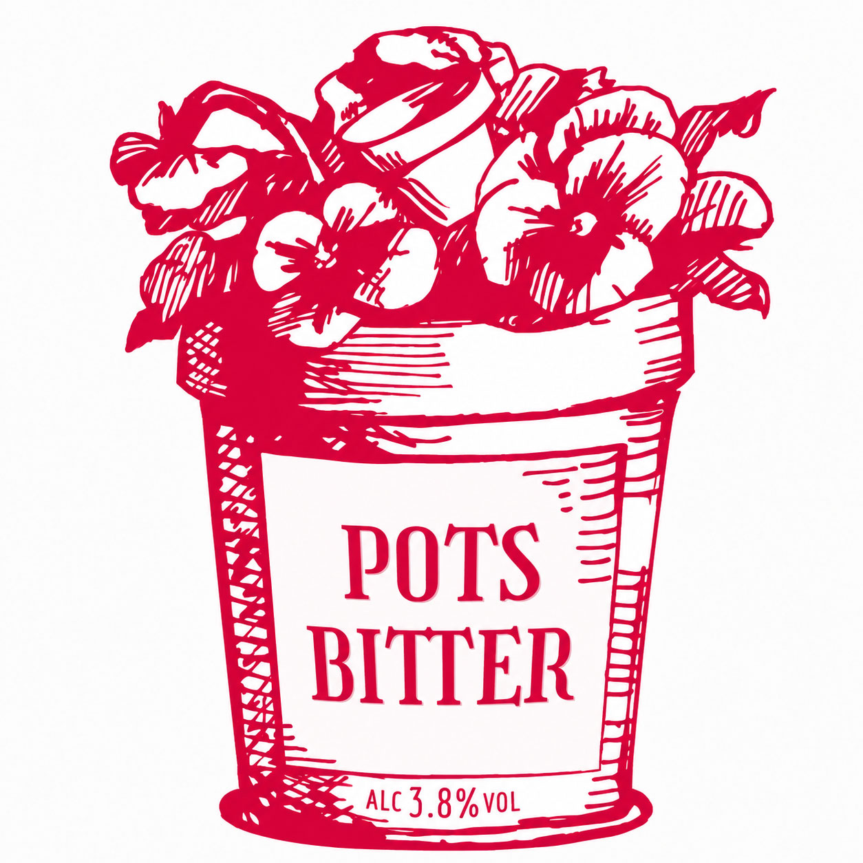 Pots Bitter beer artwork