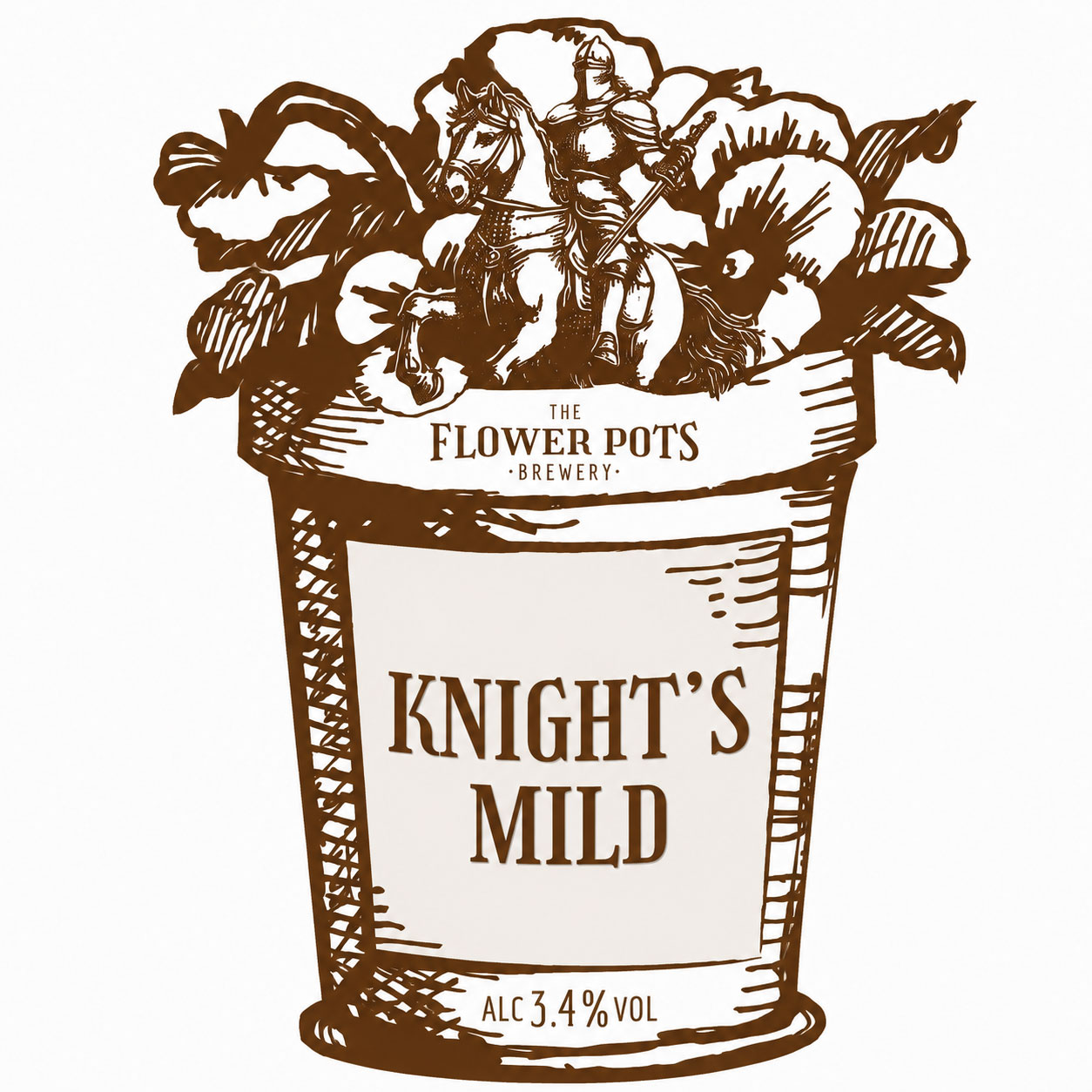 Knight's Mild beer artwork