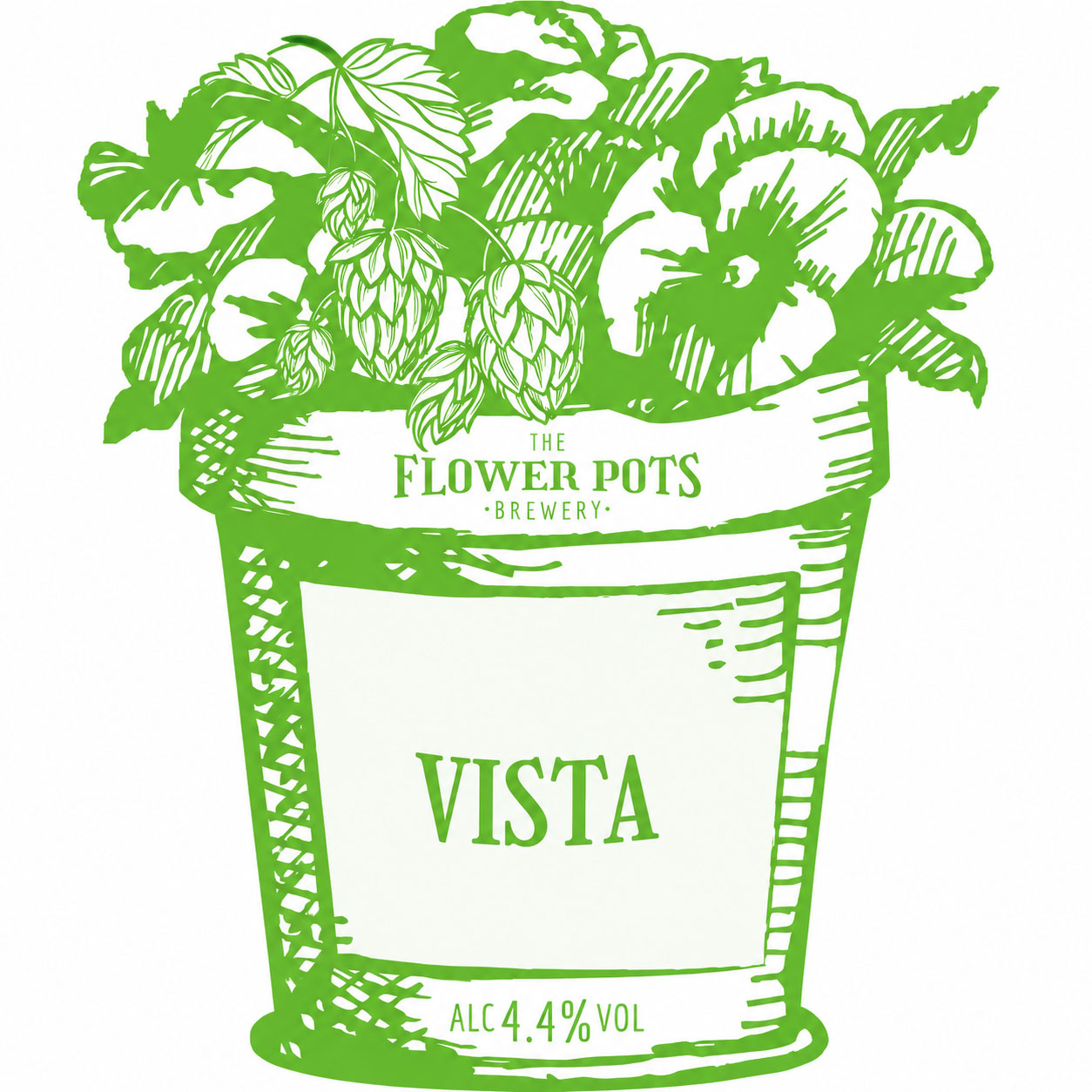 Single Hop Vista beer artwork