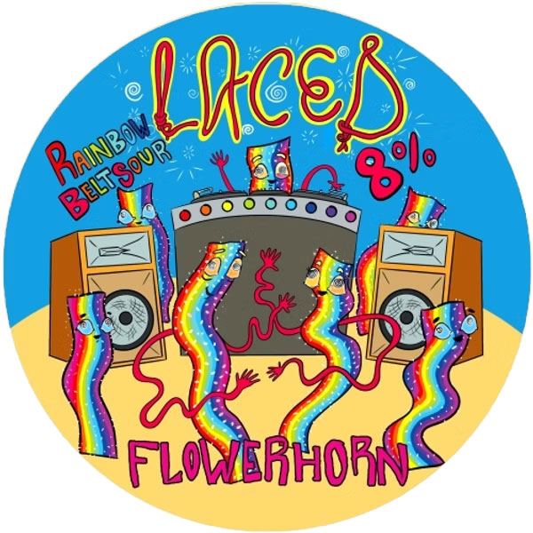 Laced beer artwork