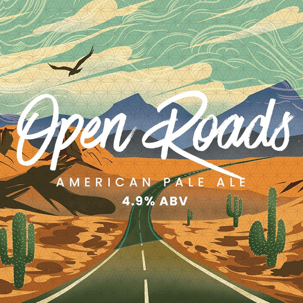 Open Roads beer artwork