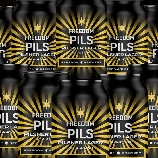 Artwork for British Pilsner by Freedom Brewery