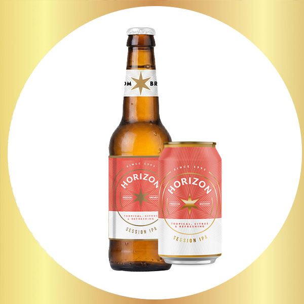 Horizon Session IPA beer artwork