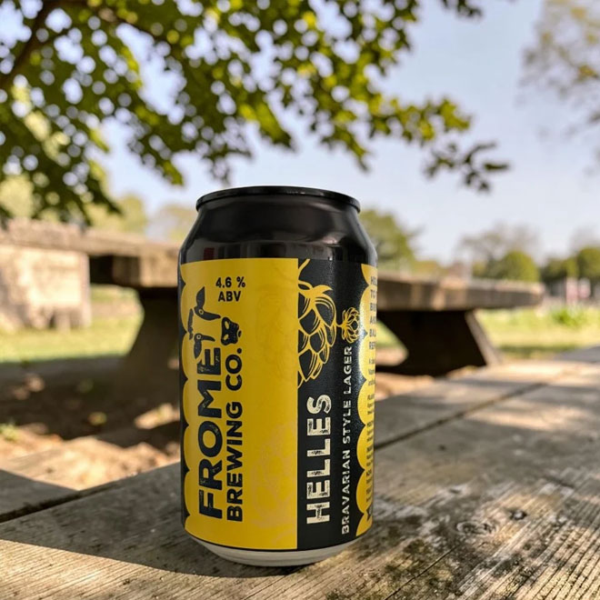 Artwork for Helles by Frome Brewing Company
